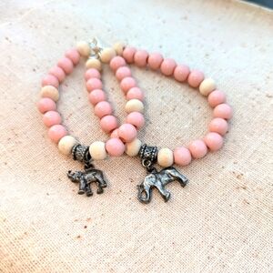 Pink elephant Best Friend Bracelets